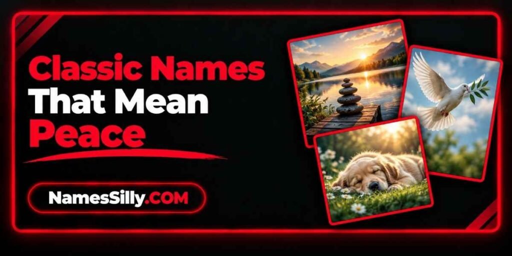 Classic Names That Mean Peace