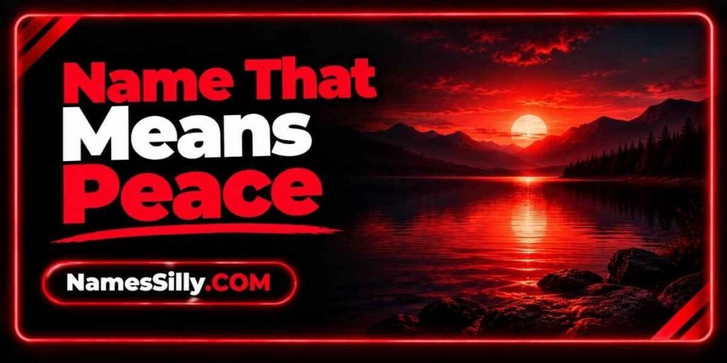 Name That Means Peace