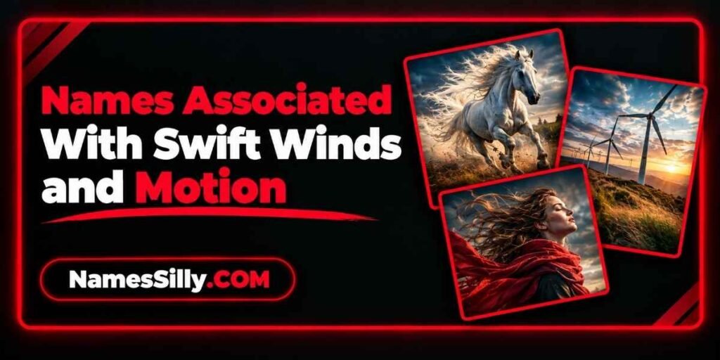 Names Associated With Swift Winds and Motion