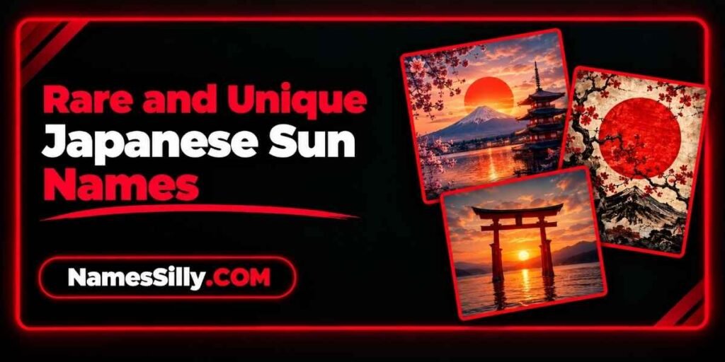Rare and Unique Japanese Sun Names