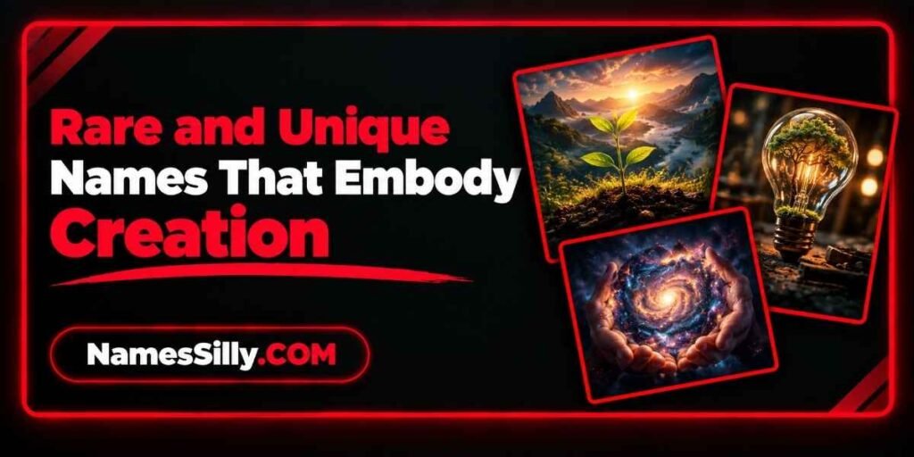 Rare and Unique Names That Embody Creation