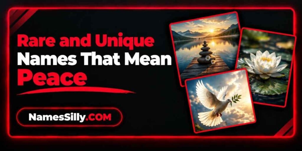 Rare and Unique Names That Mean Peace
