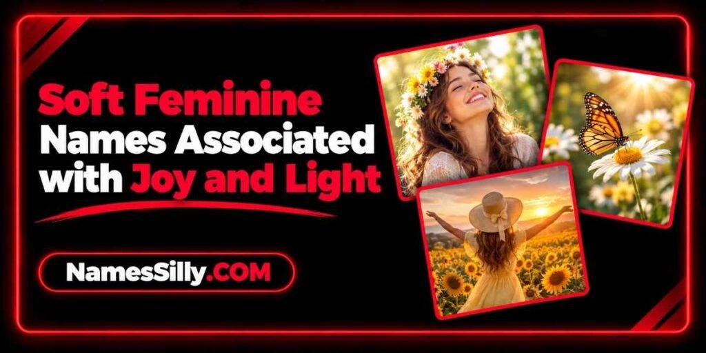 Soft Feminine Names Associated with Joy and Light